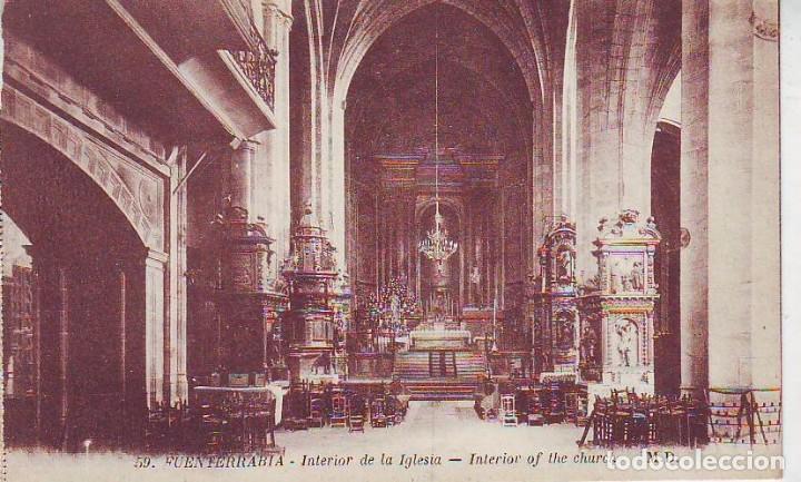 Postais: ESPA&Ntilde;A POSTALES PAIS VASCO LOTE 796 INTERIOR DE LA IGLESIA SIN CIRCULAR