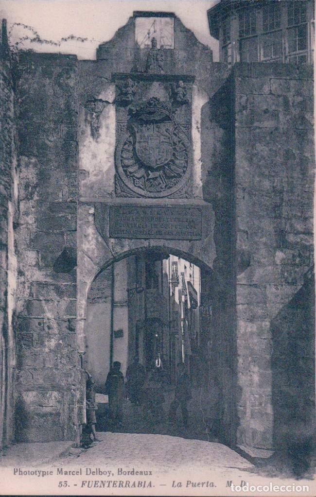 Postkarten: POSTAL FUENTERRABIA LA PUERTA FOT. M.D. MARCEL DELBOY NUM 53