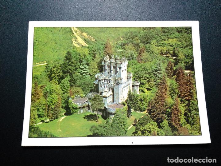 Postais: Postal del Pais Vasco. # 104. Castillo de Butron. Vista Aerea. CIRCULADA.