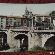 Postales: FOTO POSTAL DE TOLOSA, GUIPUZCOA, FUENTE NAVARRA Y PARROQUIA DE SNTA MARIA, N. 8, ED. DARVI, NO CIRC