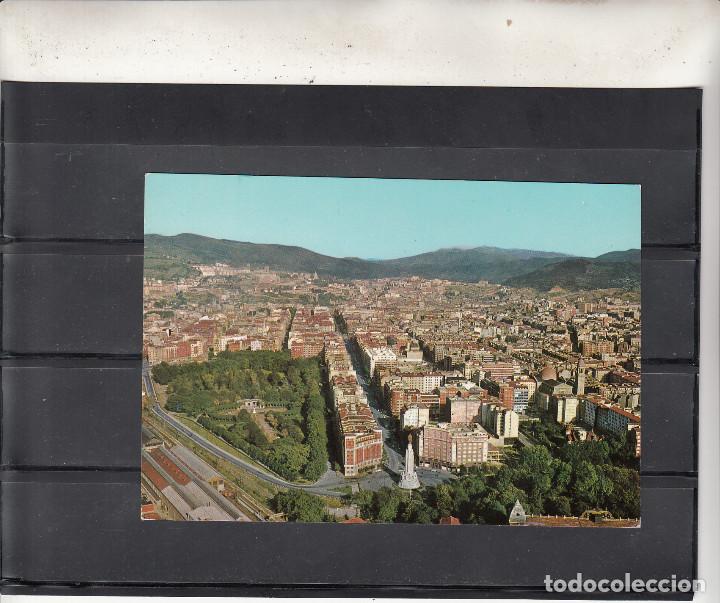 Postais: N&ordm; 443 VISTA A&Eacute;REA. GRAN VIA Y MONUMENTO SAGRADO CORAZ&Oacute;N