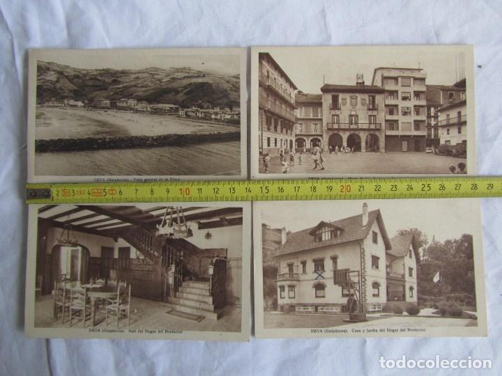 Postales: 8 tarjetas postales blanco y negro Deva (Guipuzcoa) - Foto 3