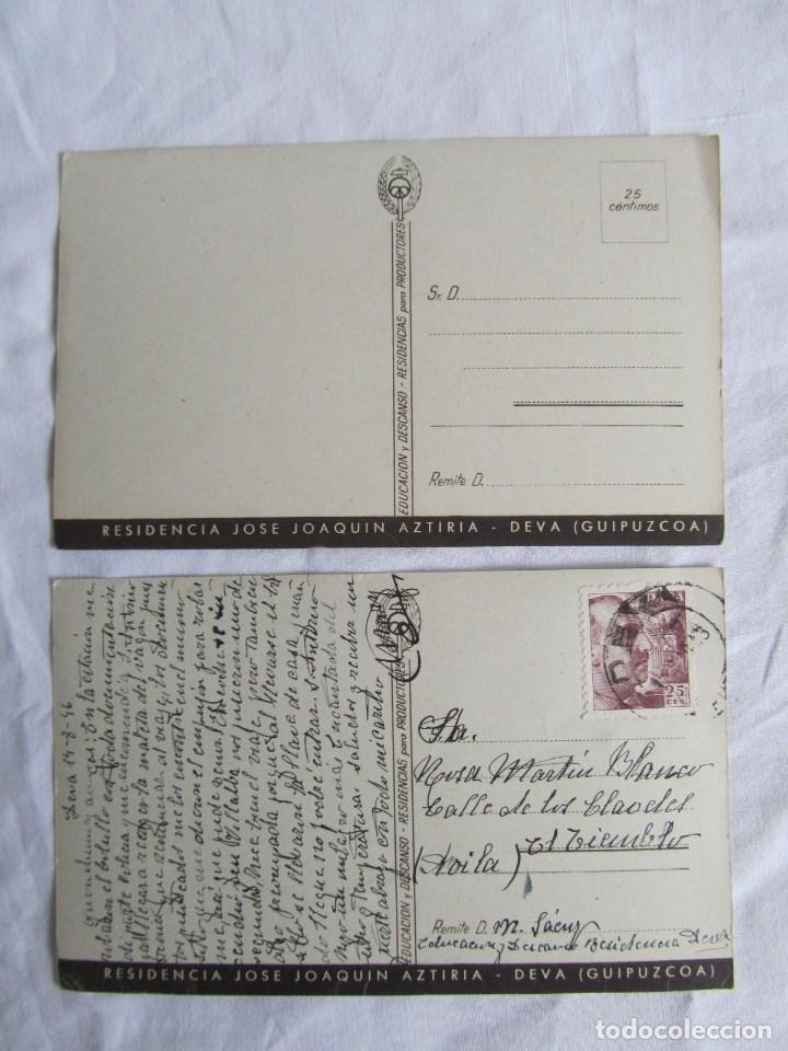 Postales: 8 tarjetas postales blanco y negro Deva (Guipuzcoa) - Foto 7