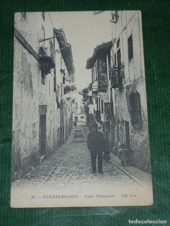 Cartoline: FUENTERRABIA - GUIPUZCOA - CALLE PAMPINOT - ND FOT 24