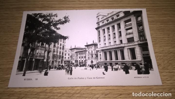 Postales: Vitoria, postal formato antiguo - Foto 1