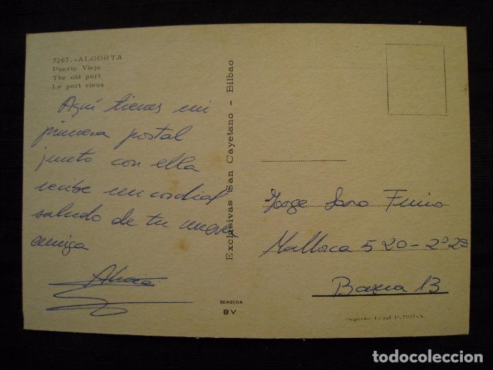 Postales: POSTAL ALGORTA - PUERTO VIEJO - CIRCULADA. - Foto 3