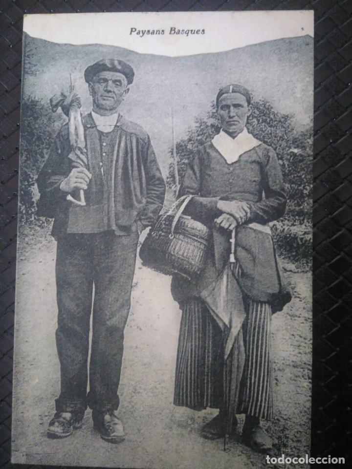 Postales: PAYSANS. BASQUES.  CIRCULADA - Foto 1