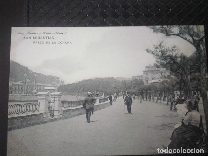 Postales: PASEO DE LA CONCHA.  SAN SEBASTI&Aacute;N.  SIN CIRCULAR. - Foto 1