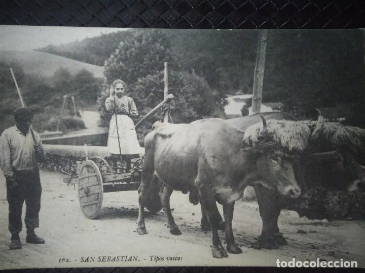 Postales: TIPOS VASCOS.  SAN SEBASTI&Aacute;N. - Foto 1