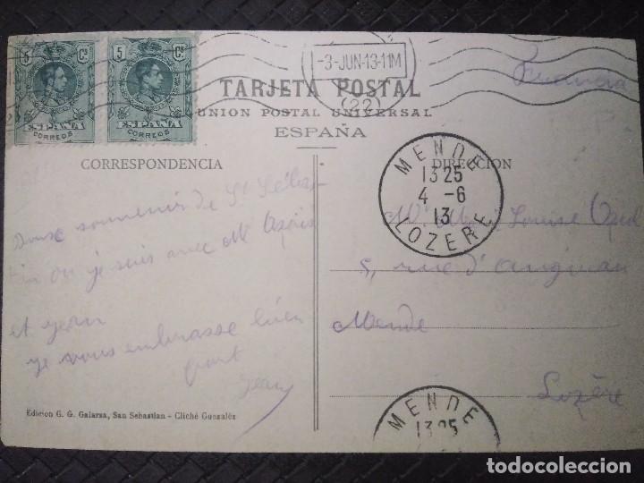 Postales: TIPOS VASCOS.  SAN SEBASTI&Aacute;N. - Foto 2