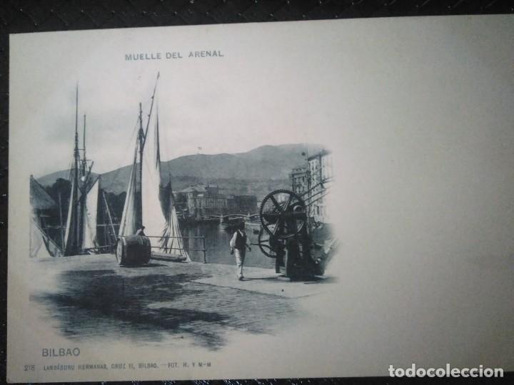 Postales: MUELLE DEL ARENAL.  BILBAO.  SIN CIRCULAR. - Foto 1