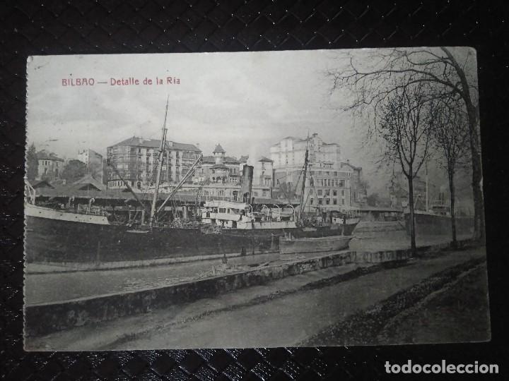 Postales: DETALLE DE LA RIA.  BILBAO. - Foto 1