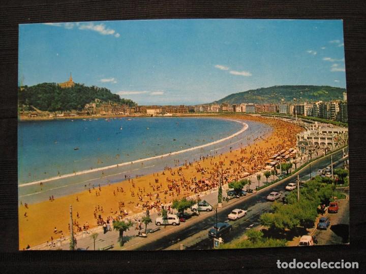 Cartoline: POSTAL SAN SEBASTIAN - VISTA PARCIAL Y PLAYA.
