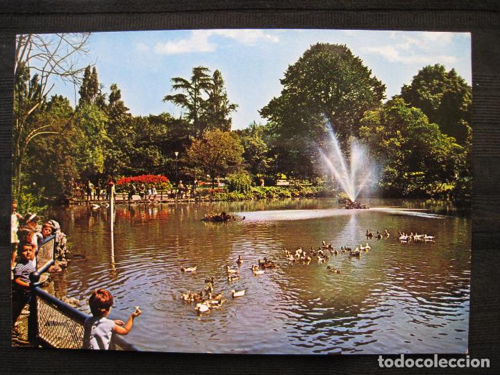 Postales: POSTAL BILBAO - PARQUE Y ESTANQUE. - Foto 2