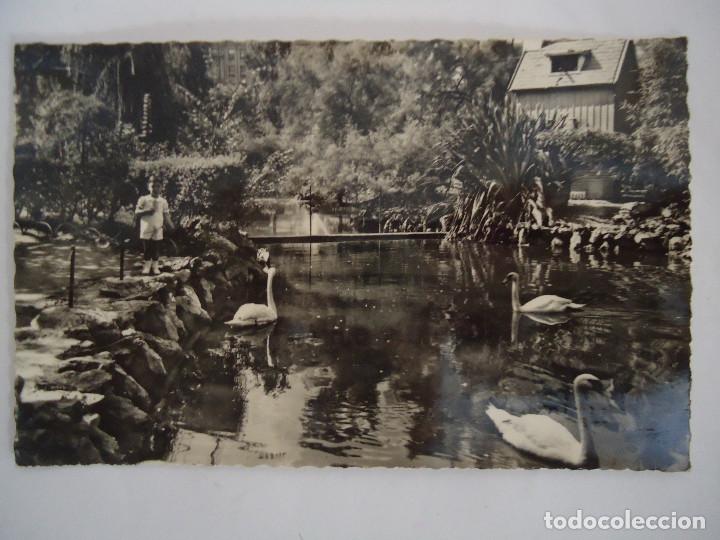 Postales: POSTAL DE BILBAO ESTANQUE DEL PARQUE - Foto 1