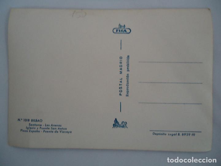Postales: POSTAL DE BILBAO RECUERDO DE BILBAO - Foto 2
