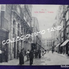 Postales: POSTAL DE VITORIA (ALAVA). CALLE POSTAS. N° 17. LIBRERIA ESPAÑOLA. AÑO 1910-1915