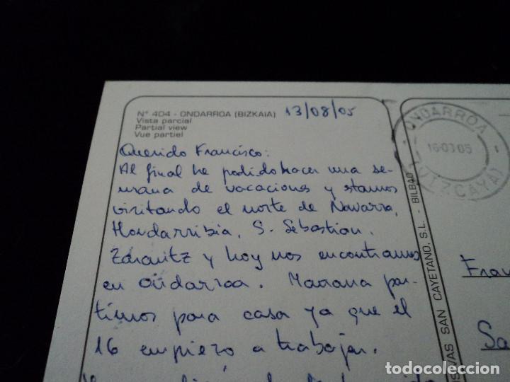 Postales: ondarroa biskaia circulada 2005 - Foto 2