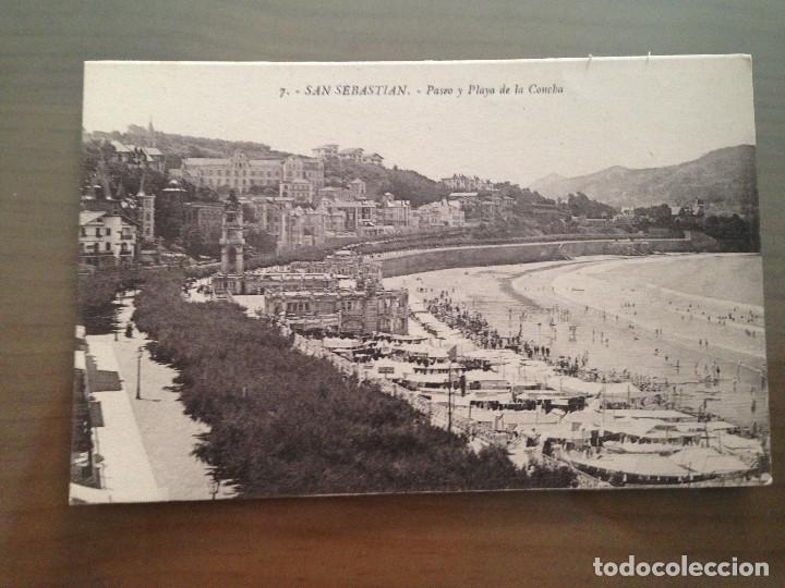 Postales: POSTAL SAN SEBASTIAN - PASEO Y PLAYA DE LA CONCHA