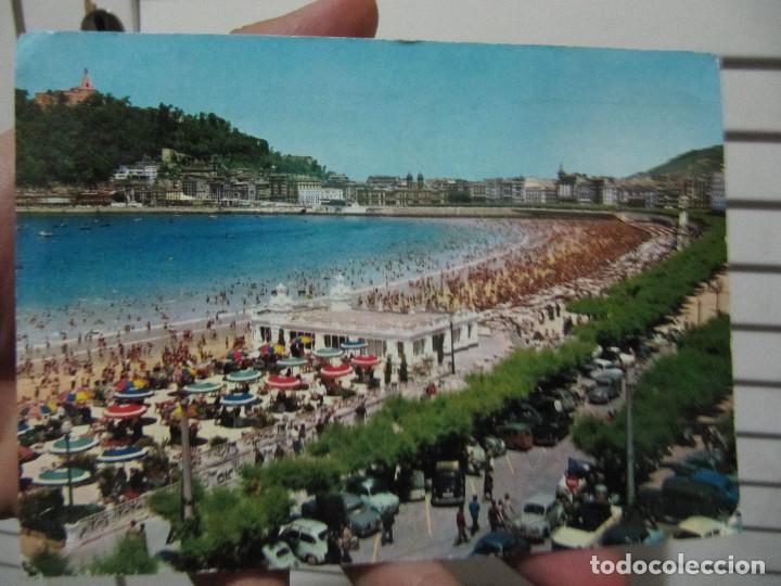 Postcards: SAN SEBASTIAN PANORAMICA DESDE LA PLAYA