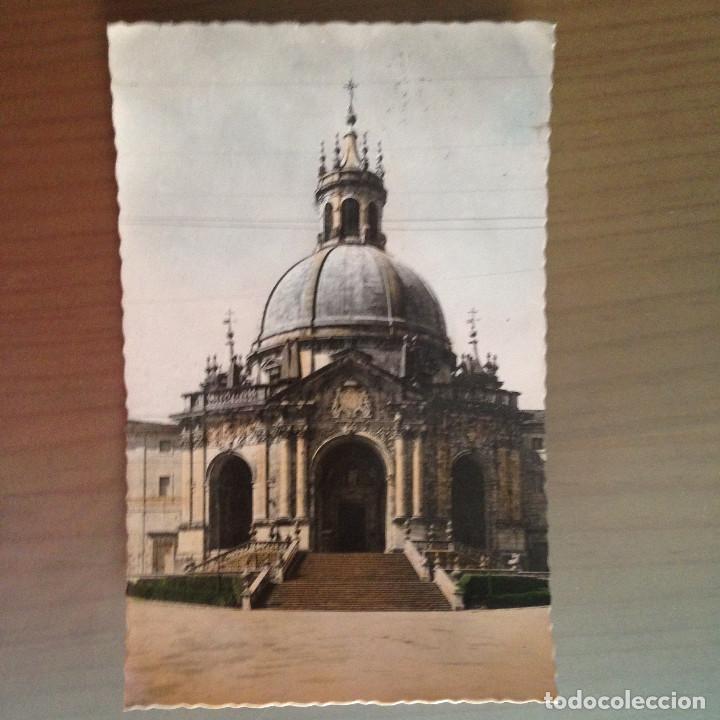 Postales: POSTAL SANTUARIO DE LOYOLA CUPULA Y ESCALERA