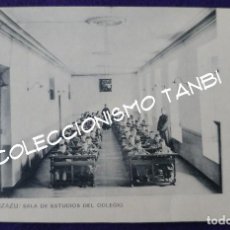 Postales: POSTAL DE ARANZAZU - OÑATE (GUIPUZCOA). 12 SALA DE ESTUDIOS DEL COLEGIO. AÑO 1915 - 1920