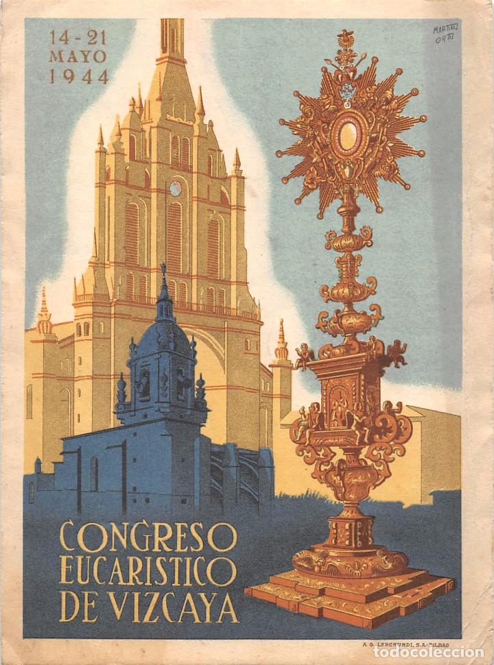 Postales: CONGRESO EUCAR&Iacute;STICO DE VIZCAYA.- 14-21 MAYO 1944