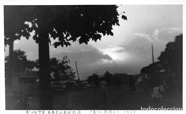 Postales: MONTE ARCHANDA (BILBAO).- FOTOGRAF&Iacute;A MEDIDAS 14 X 9 CMS A&Ntilde;O 1955