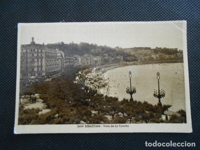 Postales: SAN SEBASTIAN VISTA DE LA CONCHA. ESCRITA