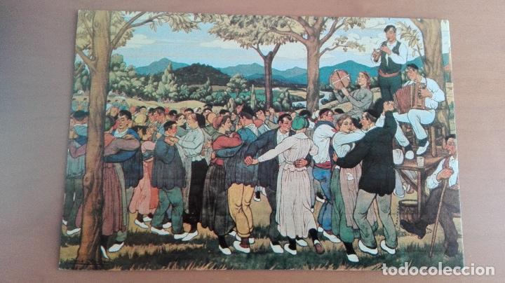 Cartoline: COSTUMBRES VASCAS ,TIPOS VASCOS N&ordm; 11 - JOSE ARRUE ROMERIA. EDITADA EN 1982