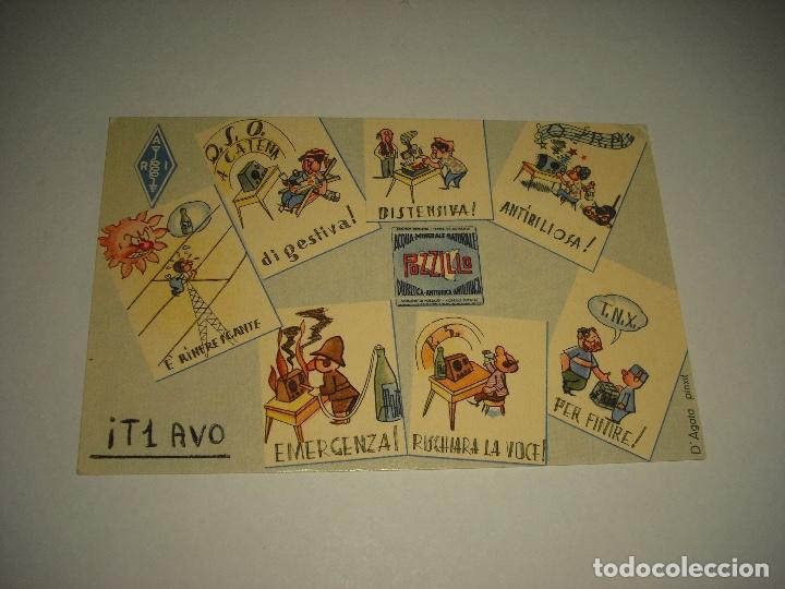 Cartes Postales: POSTAL RADIO AFICIONADO IT1AVO .RAGUZO , ITALIA 1962