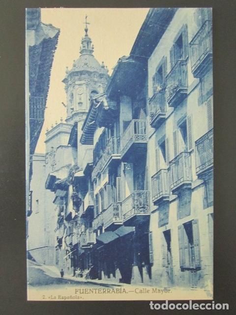 Postales: POSTAL FUENTERRABIA. CALLE MAYOR. - Foto 1