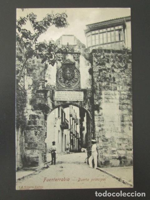 Postales: POSTAL FUENTERRABIA. PUERTA PRINCIPAL. - Foto 1