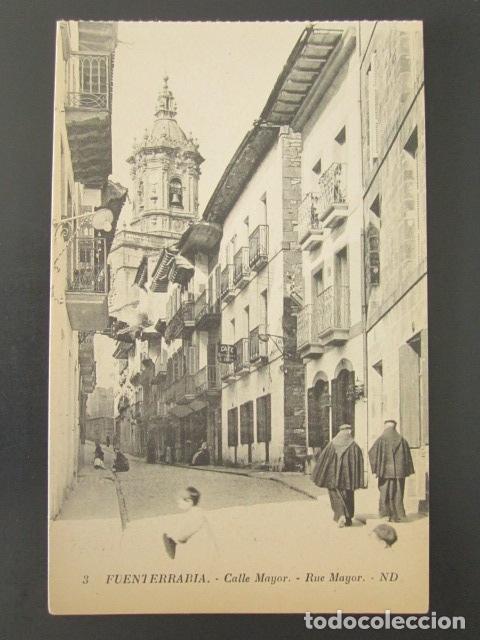 Postales: POSTAL FUENTERRABIA. CALLE MAYOR. - Foto 1