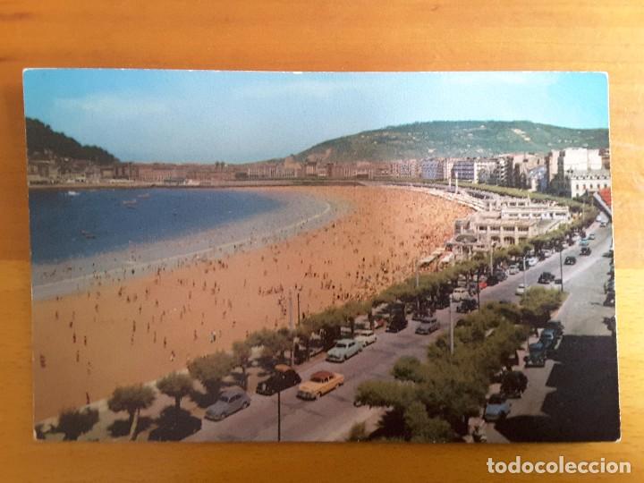 Postkarten: POSTAL SAN SEBASTIAN - PASEO Y PLAYA DE LA CONCHA