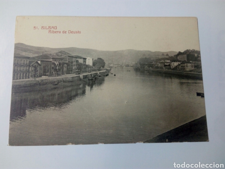 Postales: Postal de Bilbao. Ribera de Duesto - Foto 1