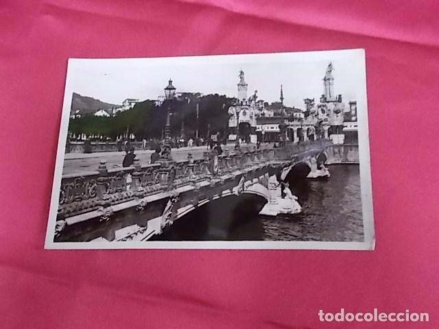 Postkarten: TARJETA POSTAL. SAN SEBASTIAN. PUENTE DE MARIA CRISTINA. GALARZA