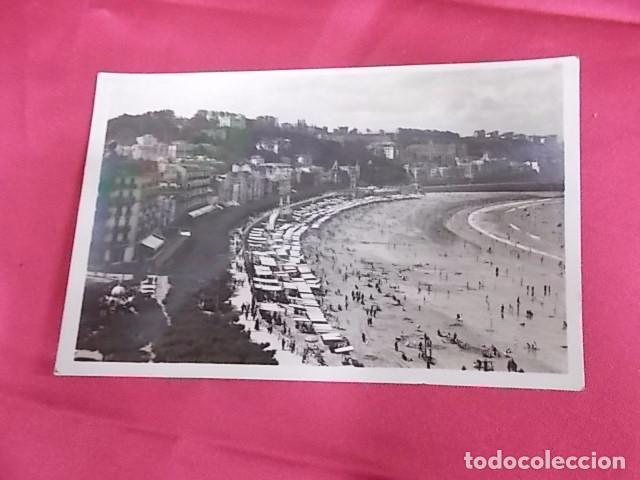 Postkarten: TARJETA POSTAL. SAN SEBASTIAN. PASEO Y PLAYA DE LA CONCHA. GALARZA