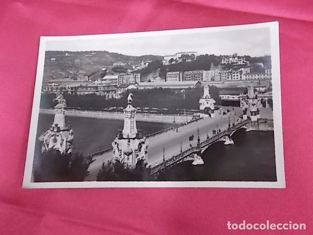 Postales: TARJETA POSTAL. SAN SEBASTIAN. N&ordm; 12. PUENTE DE MARIA CRISTINA. GALARZA