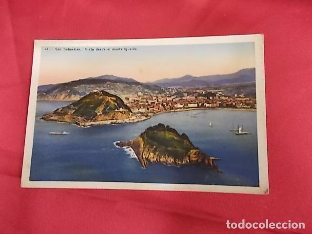 Postales: TARJETA POSTAL. SAN SEBASTIAN. N&ordm; 41. VISTA DESDE MONTE IGUELDO. GALARZA