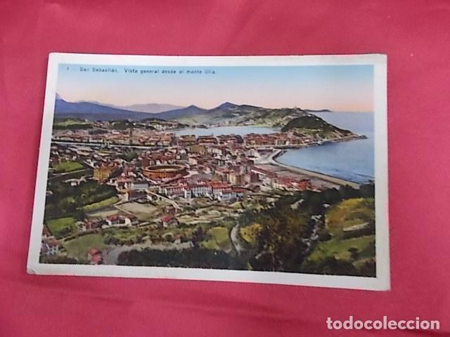 Postales: TARJETA POSTAL. SAN SEBASTIAN. N&ordm; 1. VISTA GENERAL DESDE EL MONTE ULIA. GALARZA