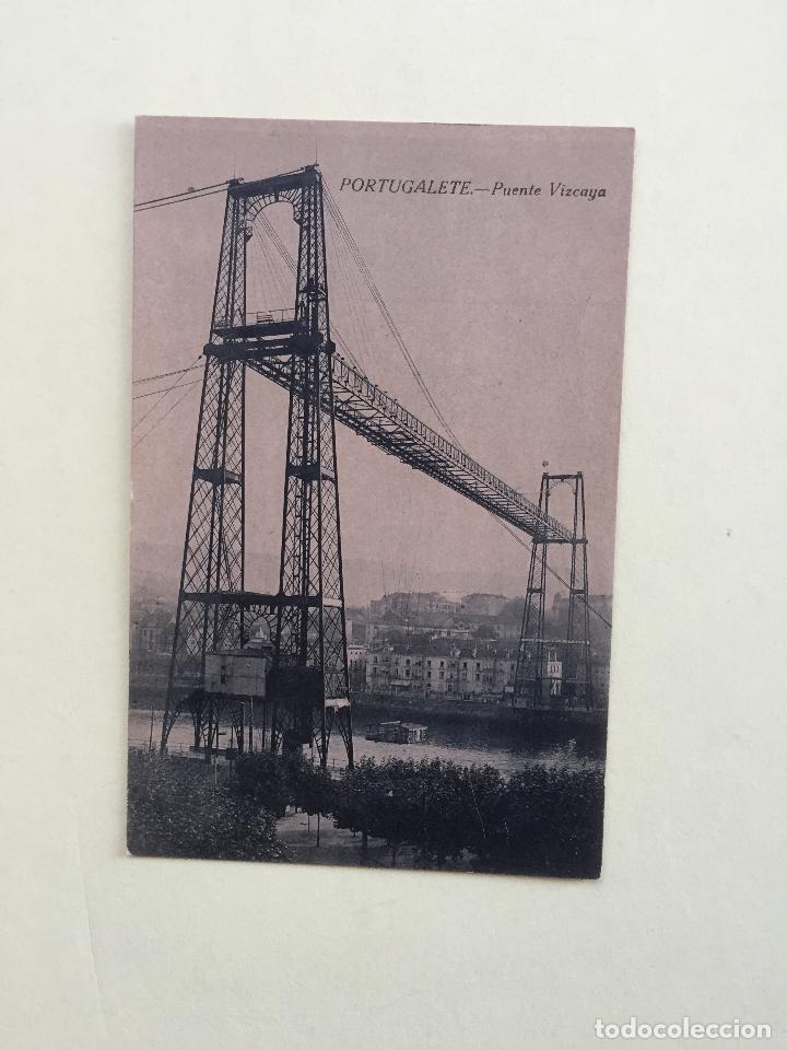 Postales: PORTUGALETE- BILBAO-  PUENTE VIZCAYA-  SIN CIRCULAR