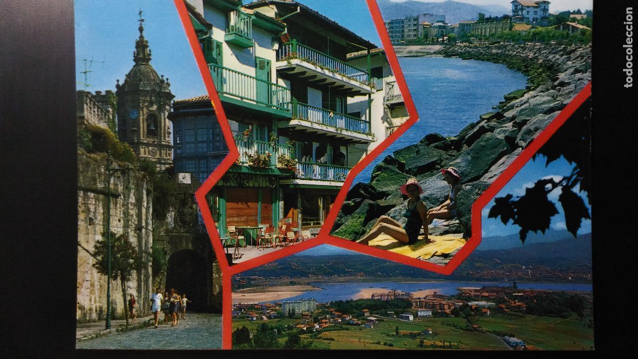 Postkarten: POSTAL DE FUENTERRABIA. DIVERSOS ASPECTOS. VIZCAYA. SIN CIRCULAR.