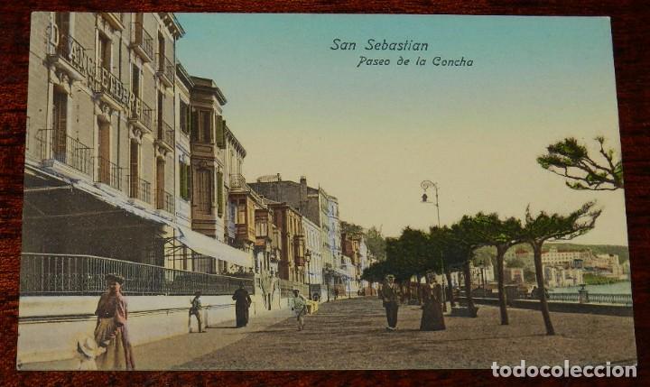 Postkarten: POSTAL DE SAN SEBASTIAN, PASEO DE LA CONCHA, ED. DR. TRENKLER & CO - NO CIRCULADA