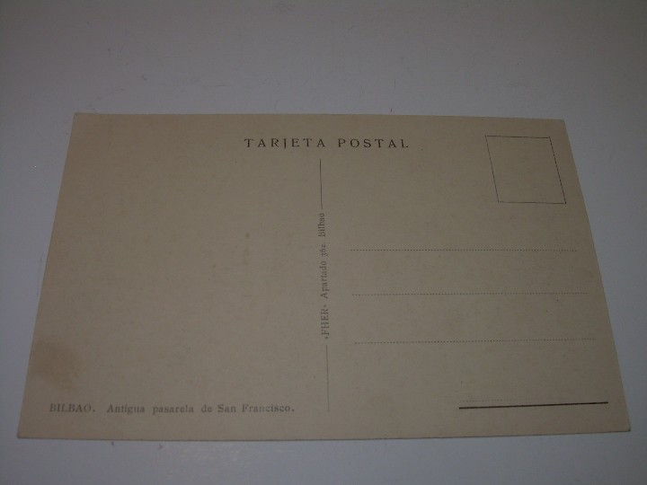 Postales: ANTIGUA POSTAL...BILBAO. - Foto 2
