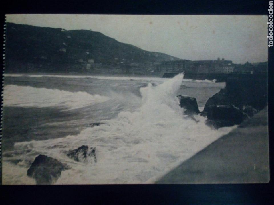 Postales: Postal de San Sebasti&aacute;n. Rompeolas. - Foto 1