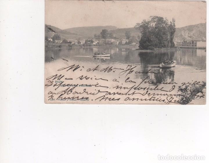 Postales: Irun, Isla de los Faisanes. - Foto 1