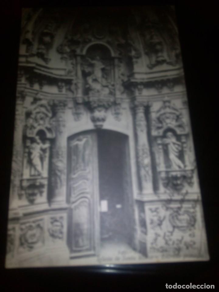 Postcards: TARJETA POSTAL SAN SEBASTIAN IGLESIA DE SANTA MARIA / SELLO ALFONSO XIII