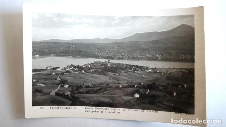 Postcards: POSTAL FUENTERRABIA DESDE GUADALUPE SEPARA DE ESPA&Ntilde;A DE FRANCIA, L. ROISIN,  CIRCULADA