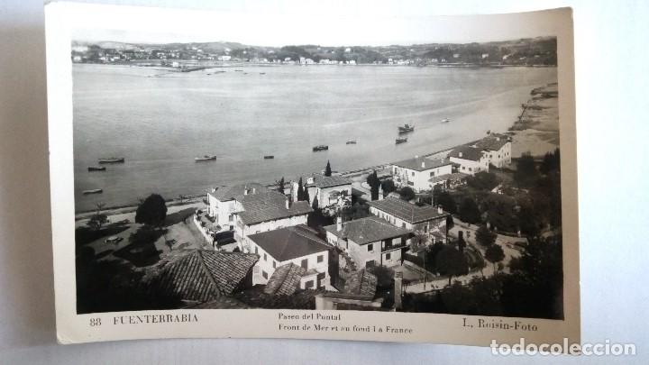 Postais: POSTAL FUENTERRABIA, PASEO DEL PUNTAL, L. ROISIN, CIRCULADA A&Ntilde;O 1955